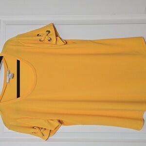 Chico's Vibrant Yellow Short Sleeve Top